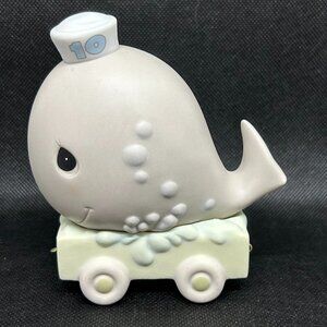 PRECIOUS Moments “May Your Birthday be Mammoth”  10th Birthday Train figurine